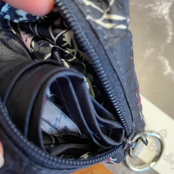 NWT Vera Bradley Owl Collapsible Tote in Night Sky Keychain - Picture 12 of 12